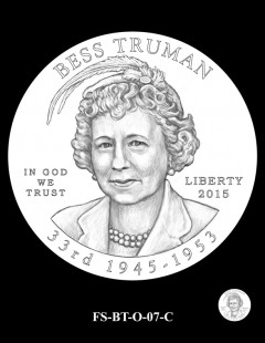 2015 First Spouse Gold Coin Design Candidate - FS-BT-O-07-C