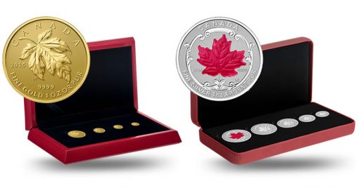 2015 Maple Leaf Gold and Silver Fractional Sets