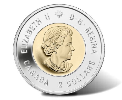 Canadian 2014 $2 Wait For Me, Daddy Circulation Coin - Obverse