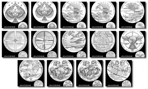 Design Candidates for American Fighter Aces Congressional Gold Medal
