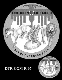 Doolittle Tokyo Raiders Congressional Gold Medal Design Candidate DTR-CGM-R-07