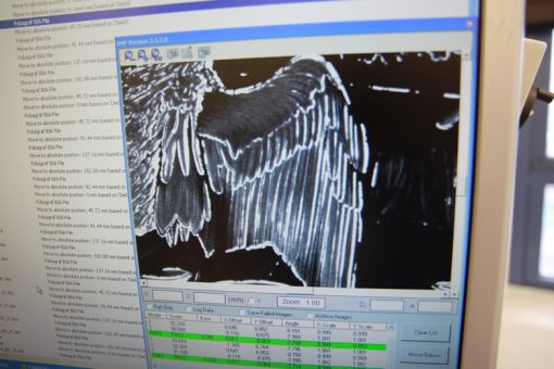 Screen shot of FOBA G-10 Laser showing enhanced frost programming detail