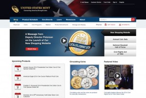 New US Mint Website