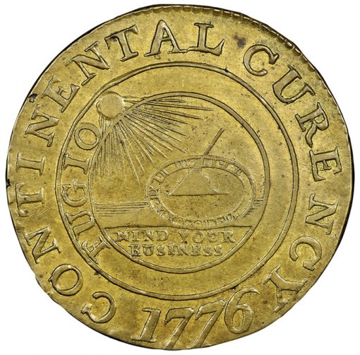1776 Continental Dollar NGC MS62