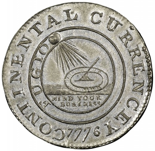 1776 Continental Dollar NGC MS63