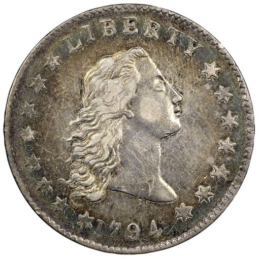 1794 silver dollar NGC AU50