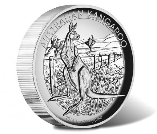 2014 Australian Kangaroo High Relief Silver Proof