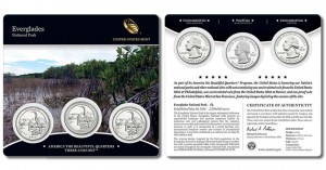 3-Coin Set of 2014 Everglades National Park Quarters