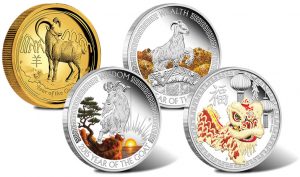 2015 Year of the Goat Good Fortune and Chinese Lion Dance Coins Released