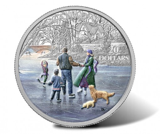 Canada 2015 $20 Ice Dancer Silver Coin