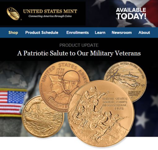 US Mint Medals Promotion
