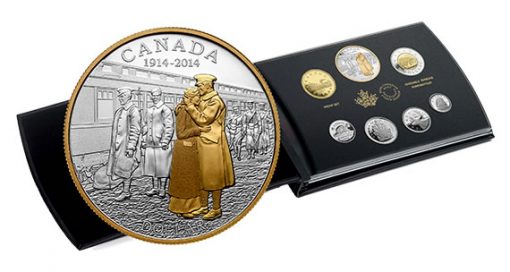 2014 100th Anniversary of the Declaration of the First World War Silver Proof Set
