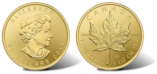 2015 Gold Maple Leaf Bullion Coin