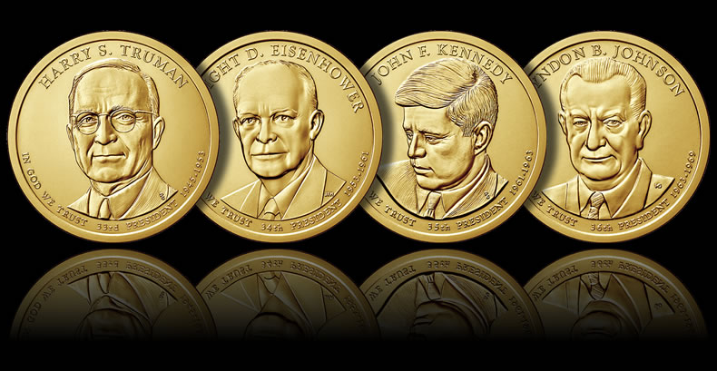2015 S Presidential $1 4 Coin Proof Set 