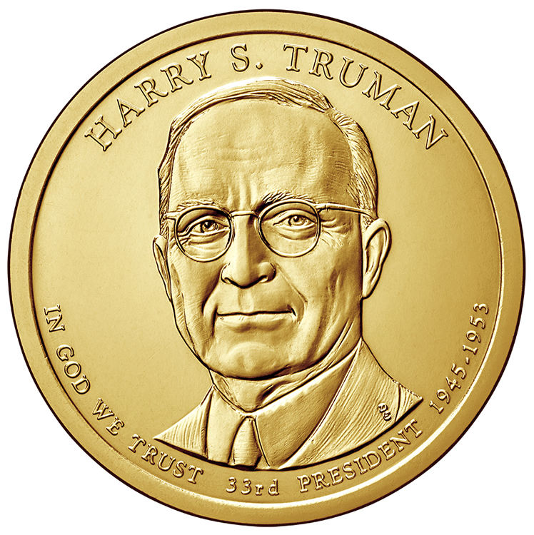 2015 P Harry S Truman Presidential Dollar Position A in Mint Set Wrapper