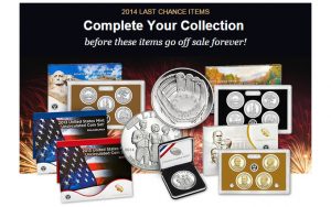 Last Chance for 2014 Commemorative Coins and 2013 Sets