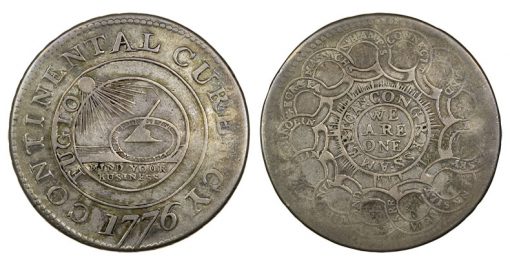 1776 $1 Continental Dollar, NGC XF 40