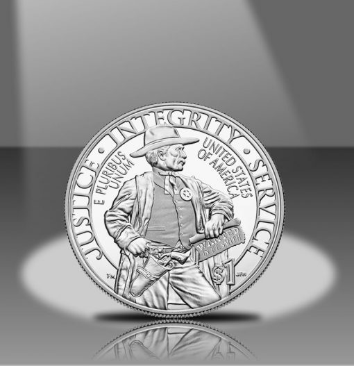 2015-P Proof US Marshals Service 225th Anniversary Silver Dollar Reverse