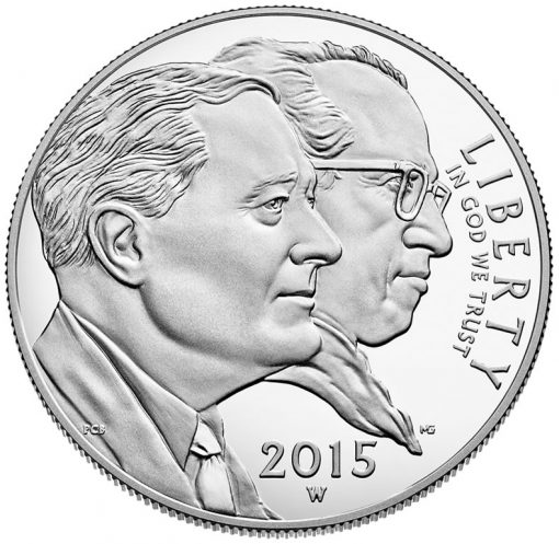 2015-W Proof March of Dimes Silver Dollar - Obverse