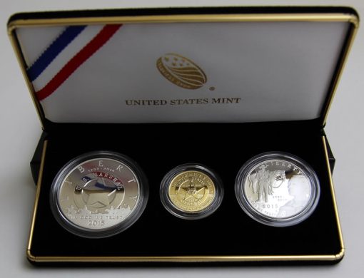 Photo of the US Marshals Service 225th Anniversary Three-Coin Proof Set