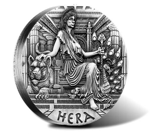 2015 $20 Hera Silver High Relief Coin