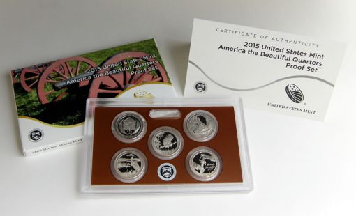 2015 America the Beautiful Quarters Proof Set - Packaging, Lens and Certification