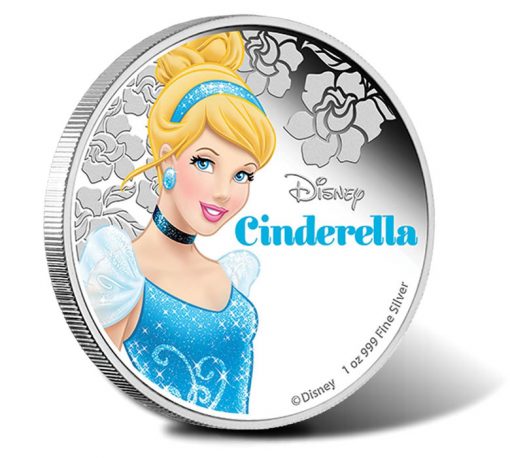 2015 Disney Princess Cinderella Silver Proof Coin