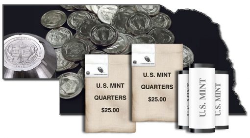 2015 Homestead National Monument of America Quarters, rolls and bags