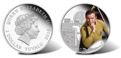 Captain James T. Kirk 2015 1oz Silver Proof Coin