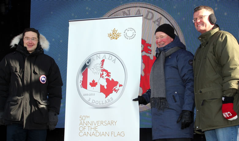 2015 $3 Coin for 50th Anniversary of Canadian Flag | Coin News