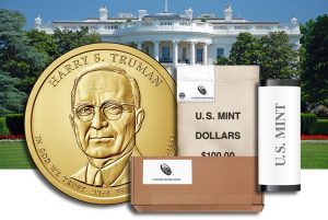 Harry S. Truman Presidential $1 Coins in Rolls, Bags and Boxes
