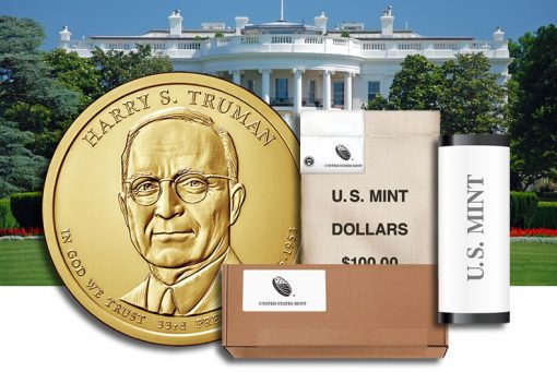 Rolls, Bags and Boxes of Harry S. Truman Presidential $1 Coins