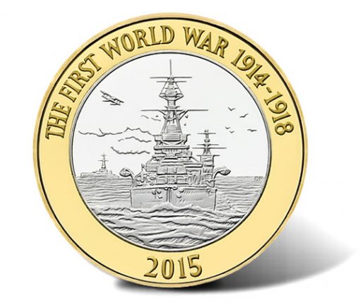 Royal Navy 2015 £2 BU Commemorative Coin