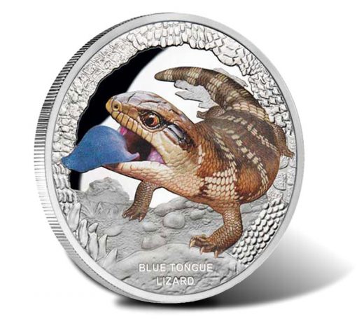2015 $1 Blue Tongue Lizard 1 Oz Silver Proof Coin