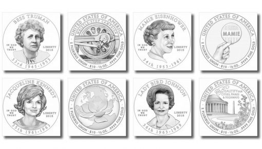 2015 First Spouse Gold Coin Designs