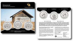 Three-Coin Set of 2015 Homestead Quarters