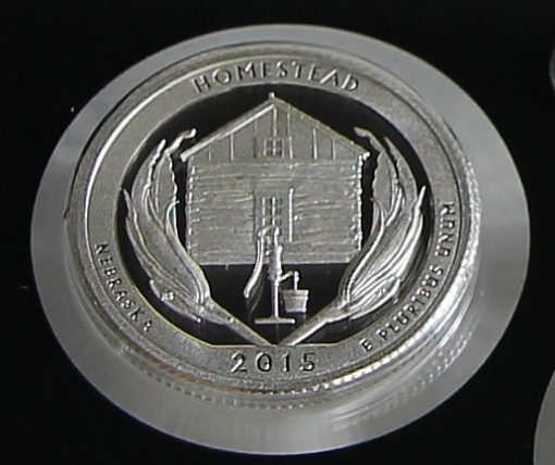 2015 Homestead National Monument of America Silver Quarter