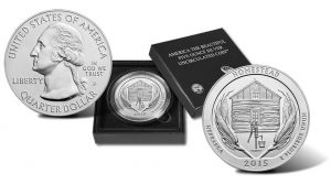 2015 Homestead 5 Oz Silver Uncirculated Coin