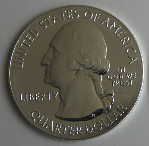 2015-P Homestead National Monument of America Five Ounce Silver Bullion Coin, Obverse