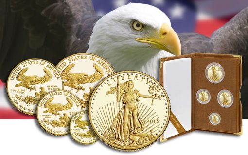 2015-W Proof American Gold Eagles and Presentation Case