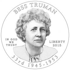 Bess Truman First Spouse Gold Coin Obverse Design