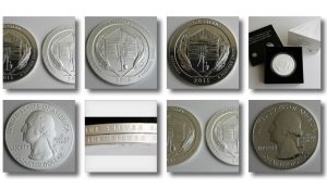 Homestead Five Ounce Silver Coin Photos
