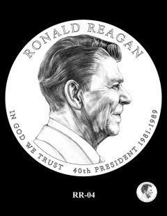 Ronald Reagan Presidential $1 Coin, Design Candidate RR-04