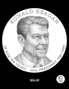 Ronald Reagan Presidential $1 Coin, Design Candidate RR-05