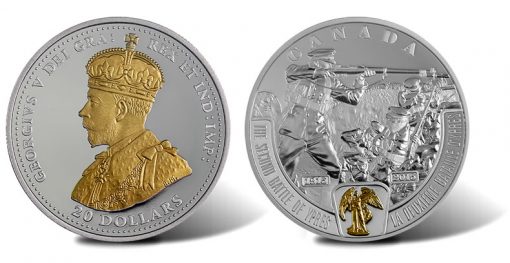 2015 $20 Second Battle of Ypres Silver Coin