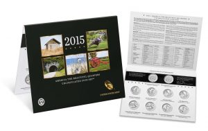 2015 ATB Quarters Uncirculated Set Includes 10 Coins for $12.95