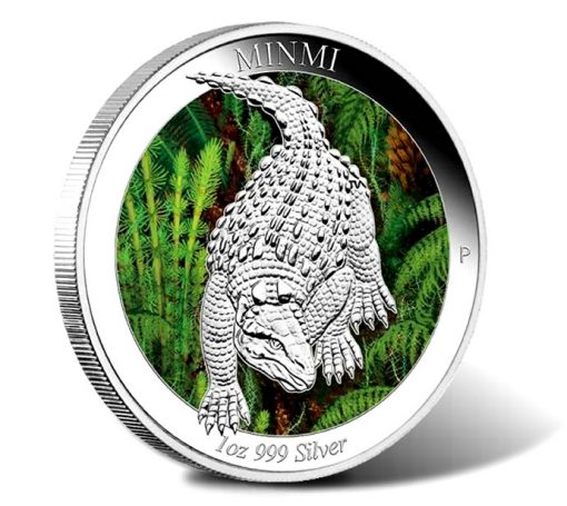 2015 Australian Age of Dinosaurs Minmi Silver Proof Coin