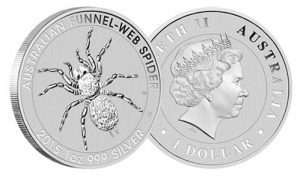 2015 Australian Funnel-Web Spider Silver Bullion Coin