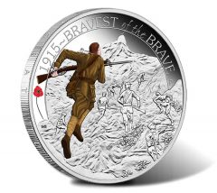 2015 Bravest of the Brave Silver Proof Coin