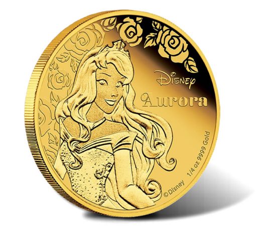 2015 Disney Princess Aurora Gold Proof Coin